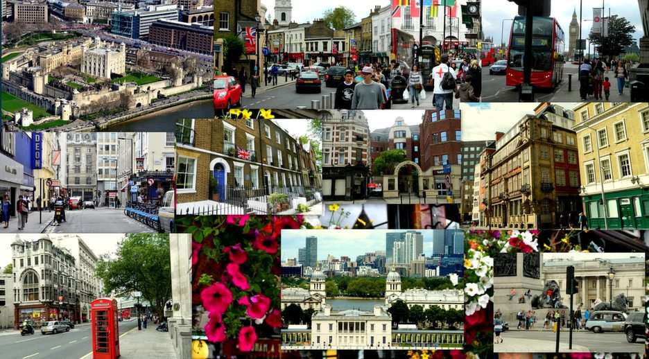Κολάζ του Λονδίνου παζλ online από φωτογραφία