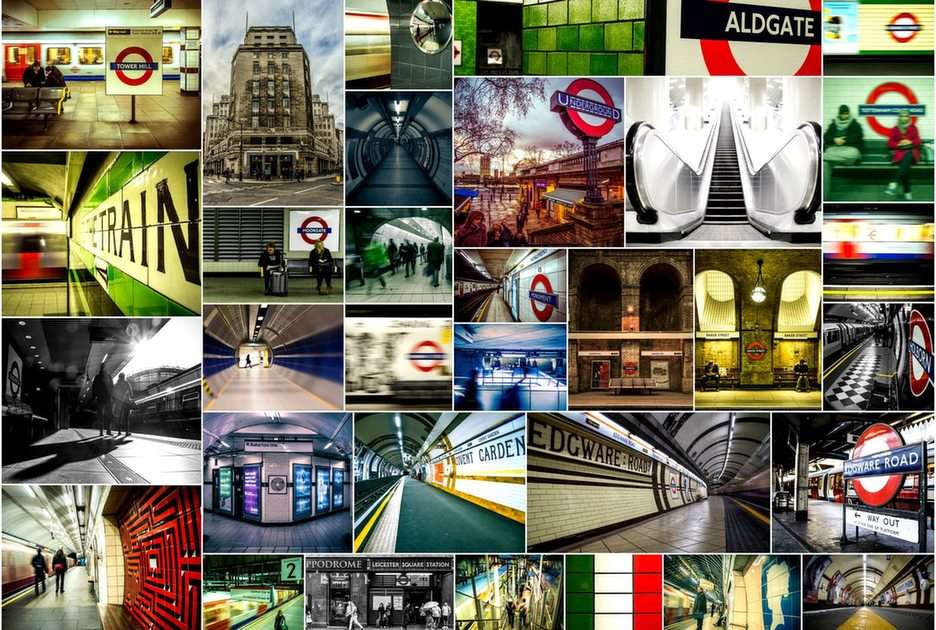 Colagem-metro puzzle online