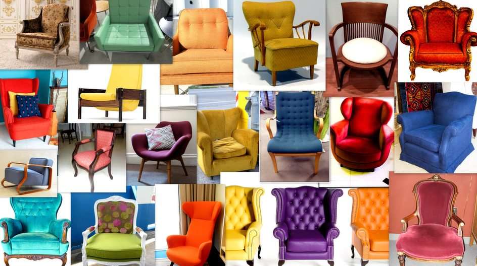 Armchairs puzzle online from photo