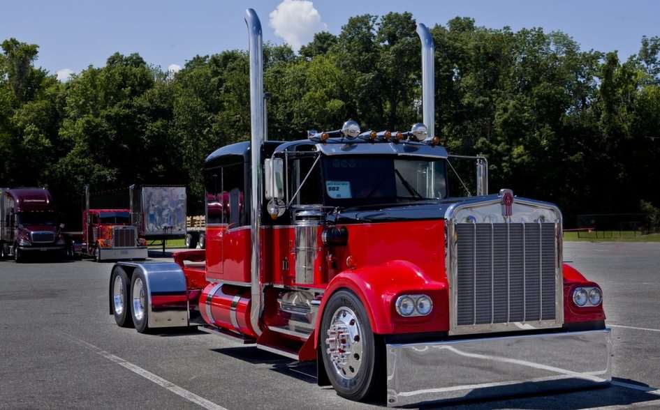 Kenworth puzzle online from photo