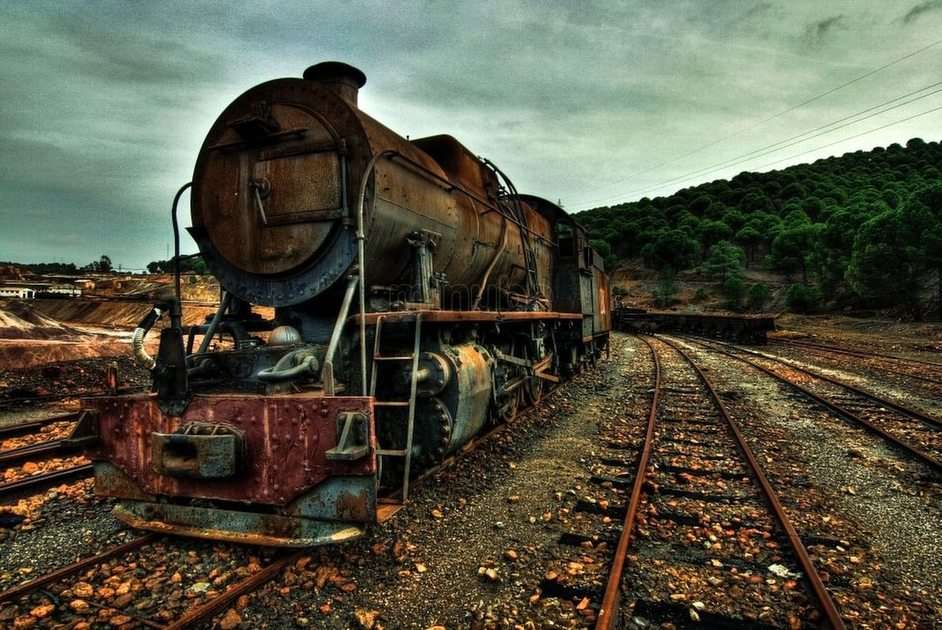 Cementerio de trenes de Ríotinto онлайн пазл