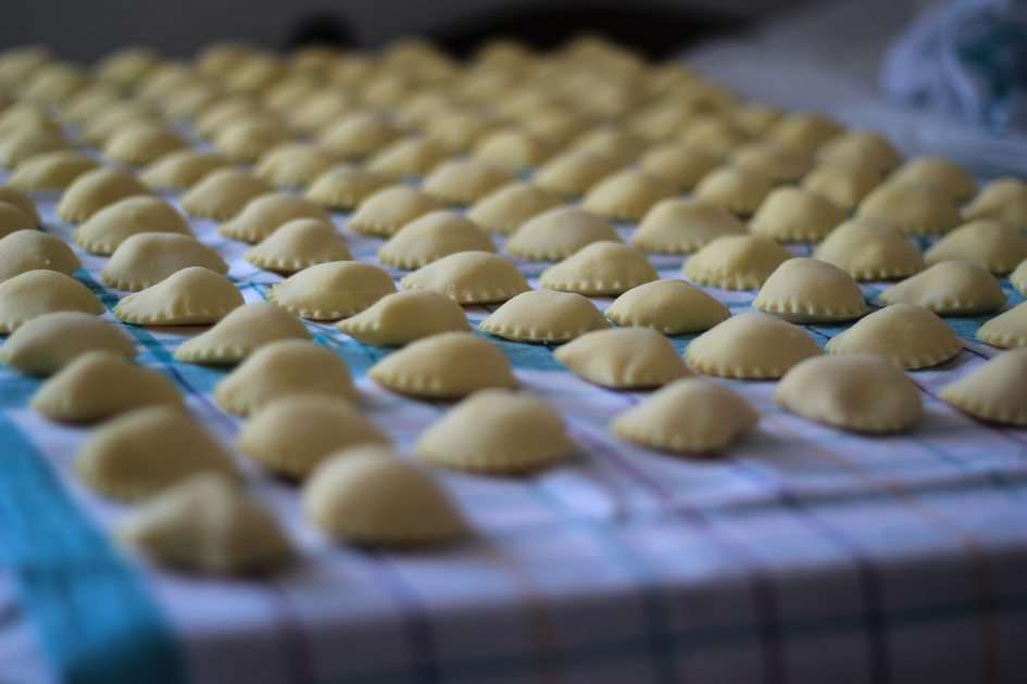 Dumplings puzzle online from photo