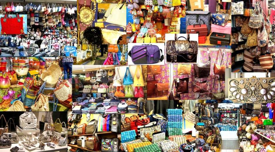Taschen, Handtaschen, Geldbörsen ... Online-Puzzle vom Foto