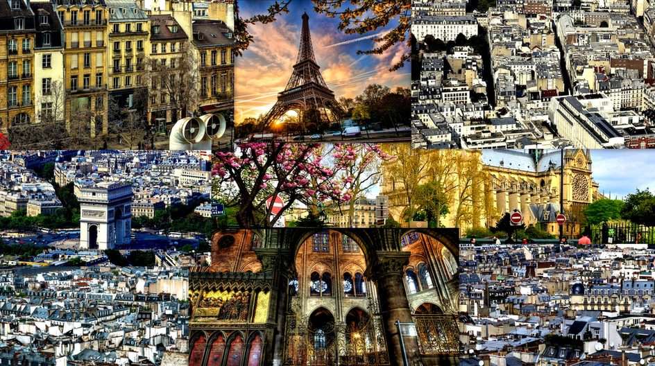 パリ 写真からオンラインパズル