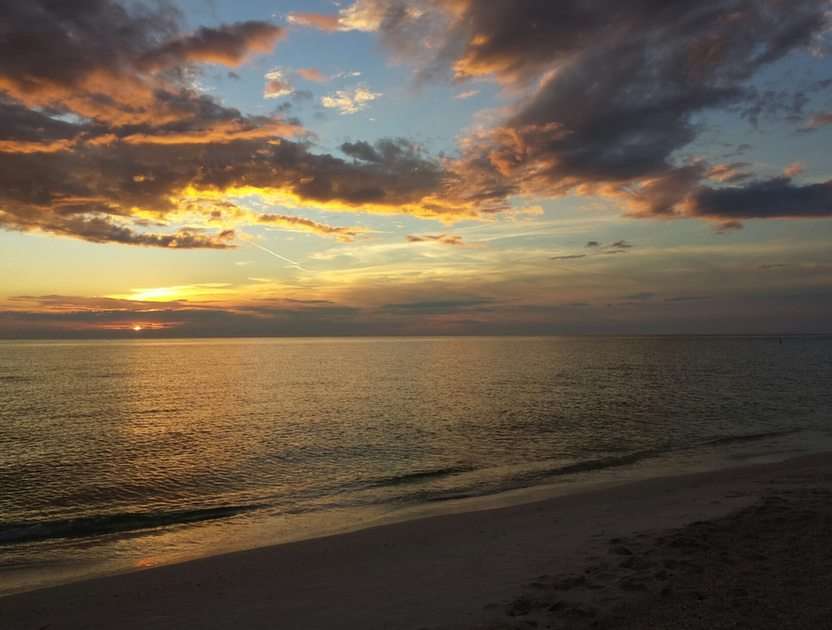 Gulf Sunset puzzle online a partir de fotografia