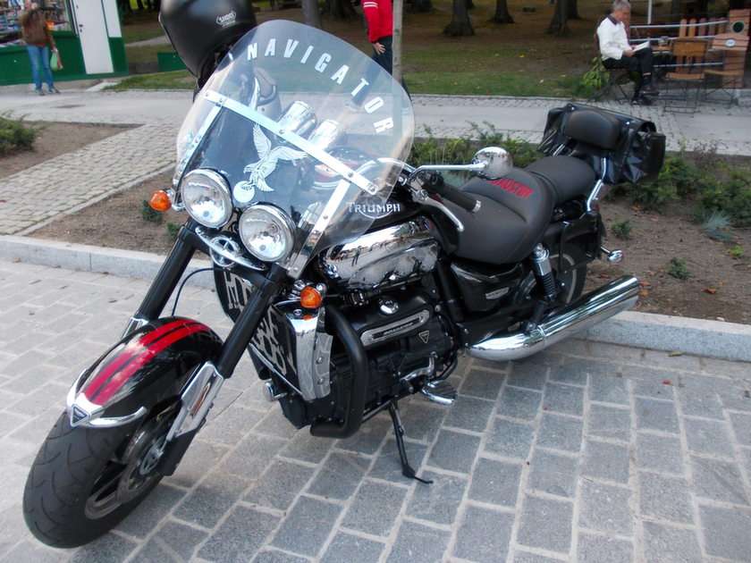 Motocicleta. puzzle online a partir de fotografia