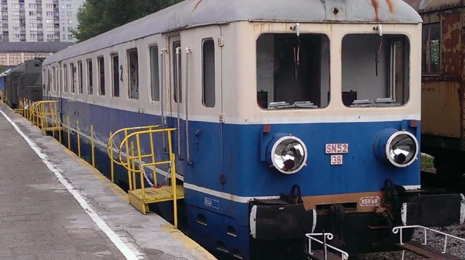 Исторически вагон SN52 онлайн пъзел от снимка