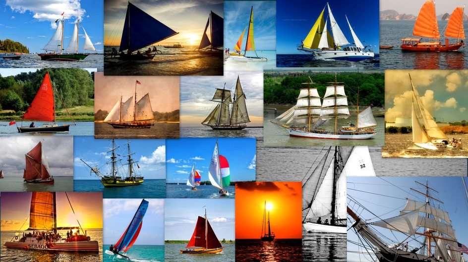 Sailboats puzzle online from photo