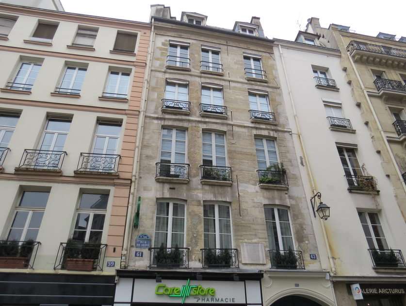 Pařížské nájemní domy online puzzle