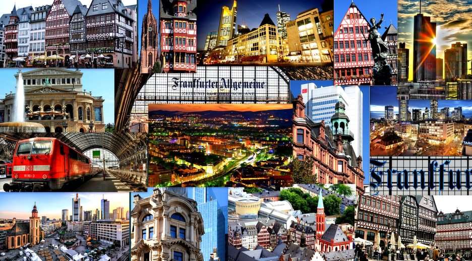 Frankfurt puzzle online a partir de fotografia