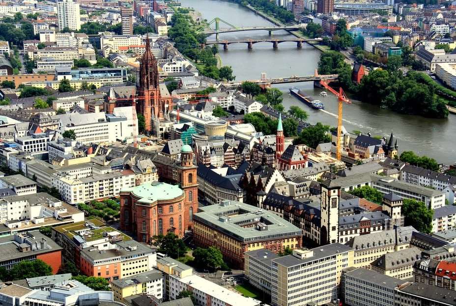 Frankfurt pussel online från foto