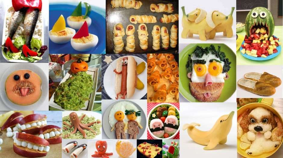 Funny Food online puzzle