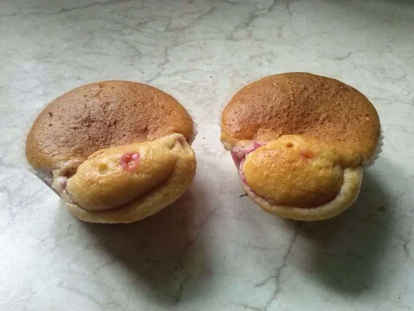 Glada muffins pussel online från foto