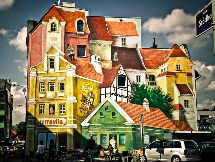 Building in Poznań online puzzle