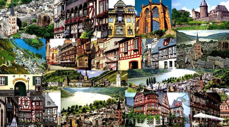 Bacharach-Tyskland pussel online från foto