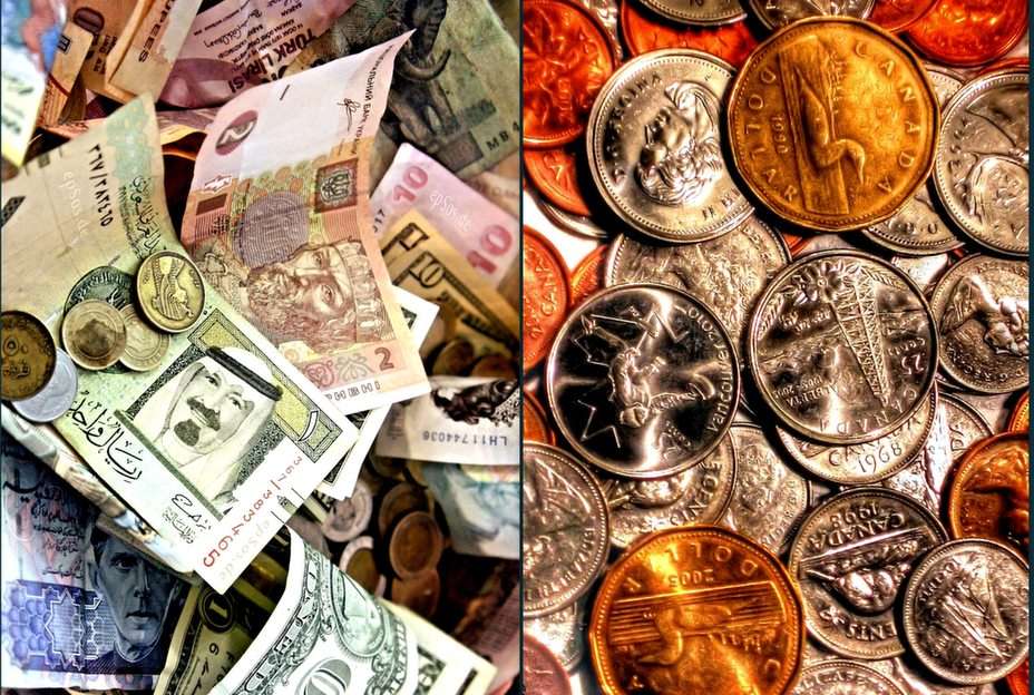 Currency puzzle online from photo