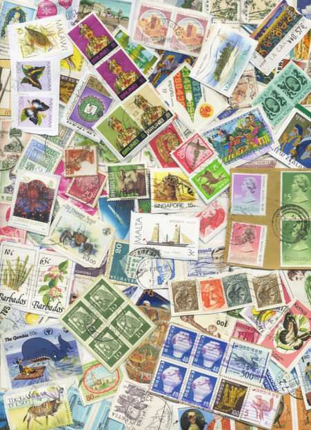 bélyegek puzzle online fotóról