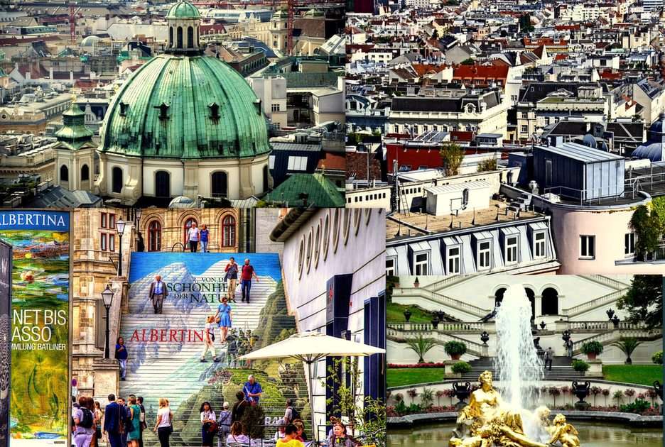 Wien pussel online från foto