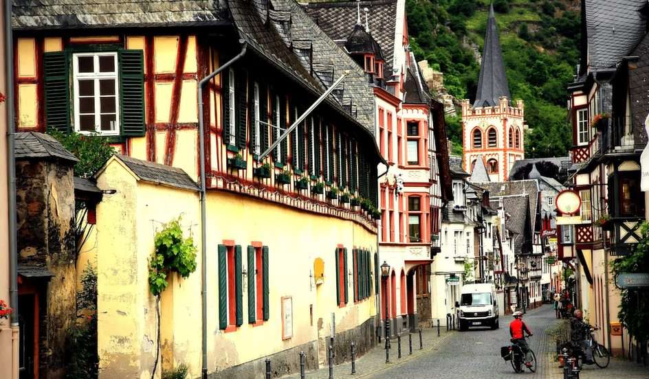 Bacharach-Γερμανία παζλ online από φωτογραφία