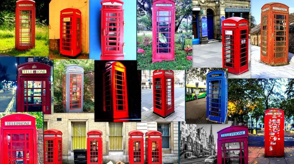 London booths puzzle online from photo