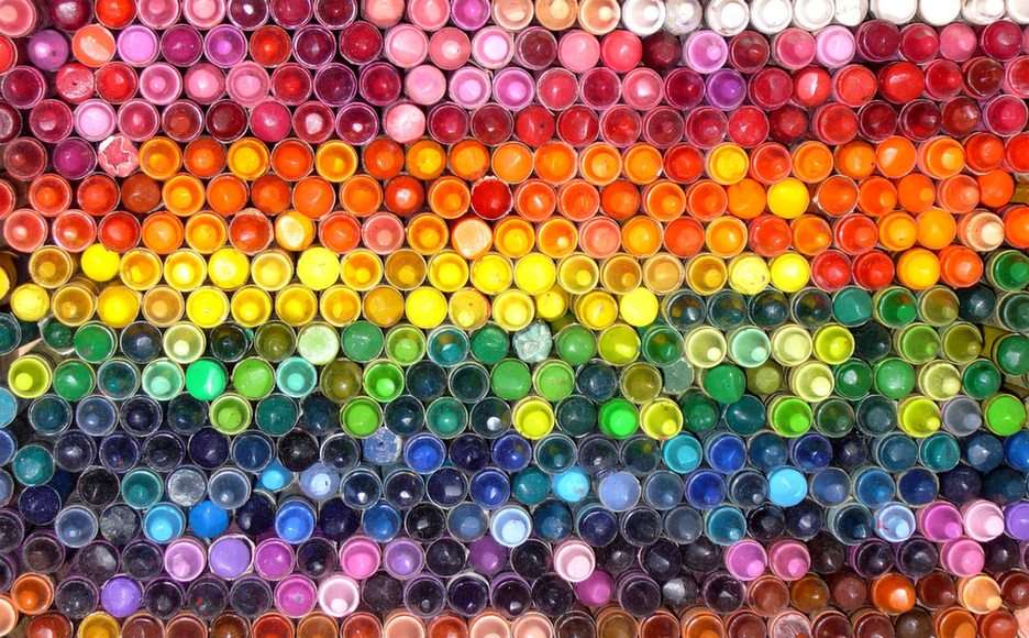 crayons de couleur puzzle en ligne à partir d'une photo