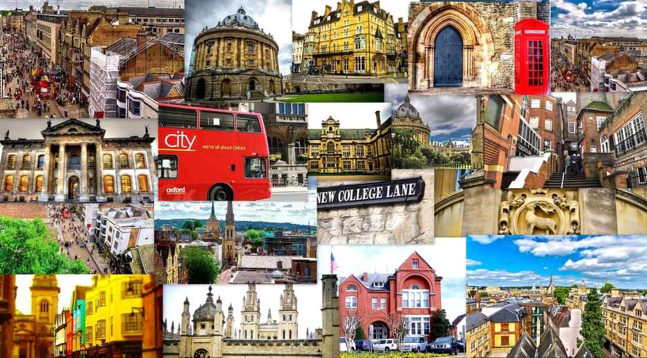 Oxford-Inglaterra puzzle online a partir de fotografia