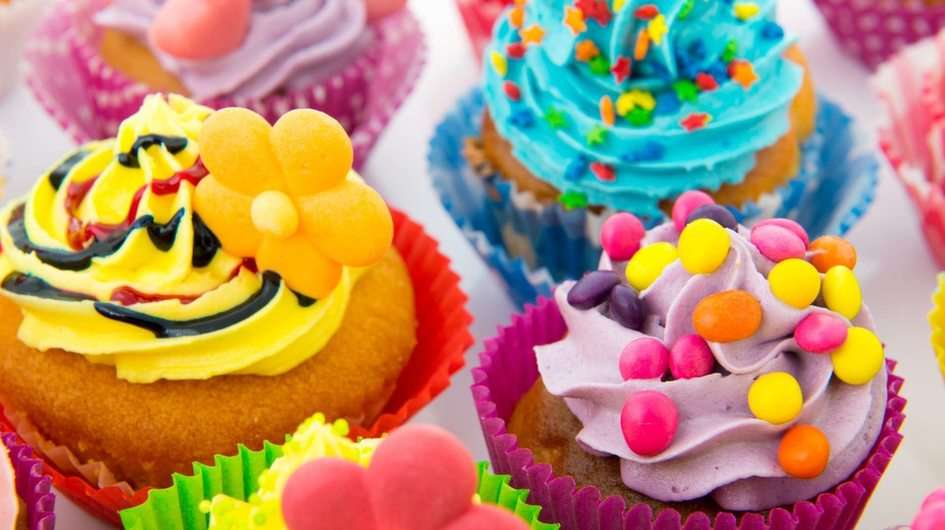 Cupcake puzzle online from photo