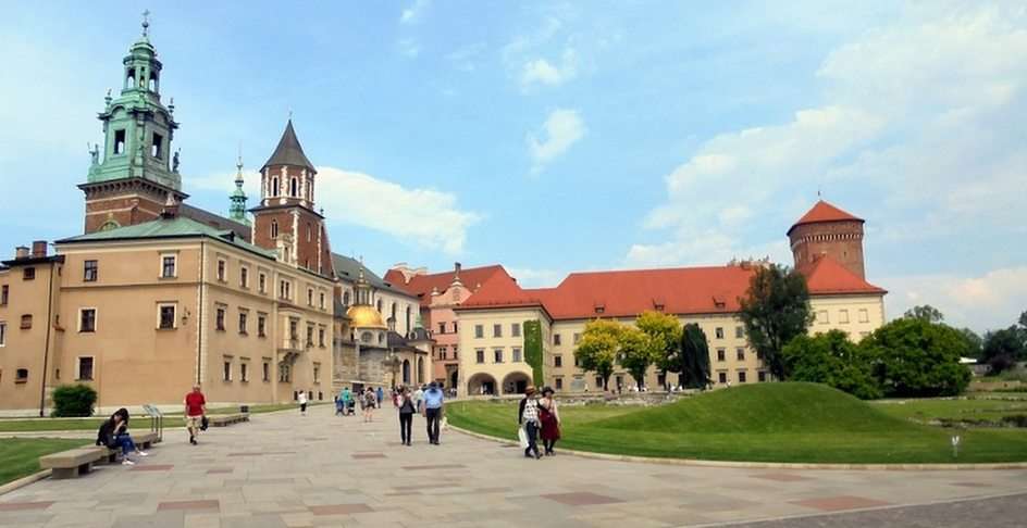 Hof bei Wawel Online-Puzzle
