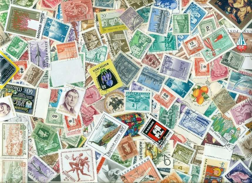 Briefmarken Online-Puzzle