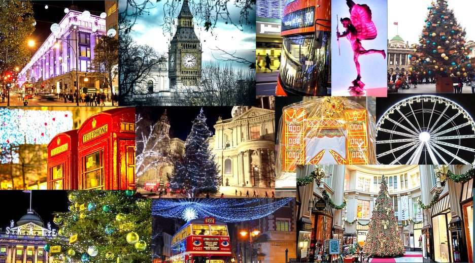 Christmas London online puzzle