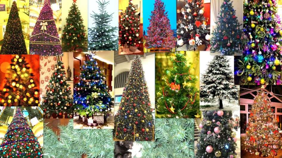 Kerstbomen in Londen online puzzel