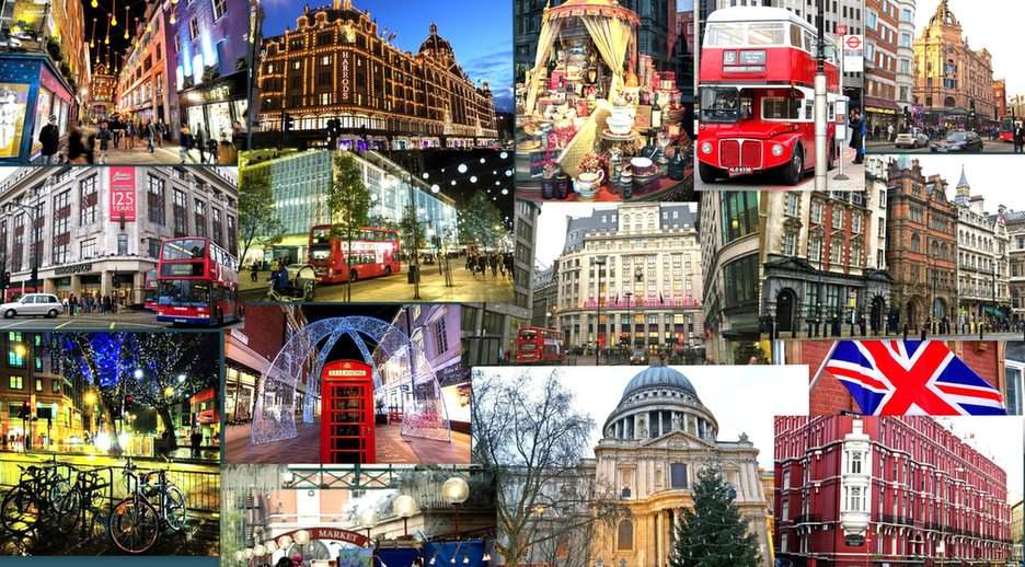 Navidad Londres puzzle online a partir de foto