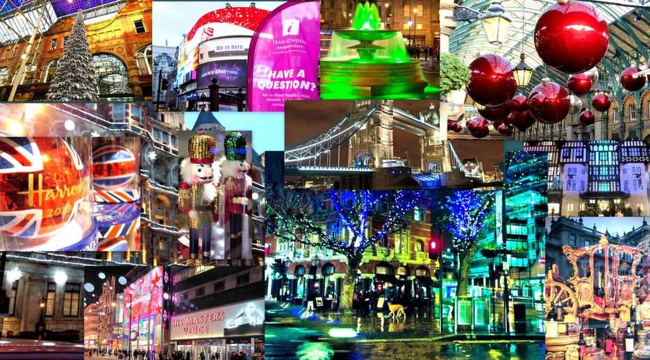 Natal em Londres puzzle online a partir de fotografia