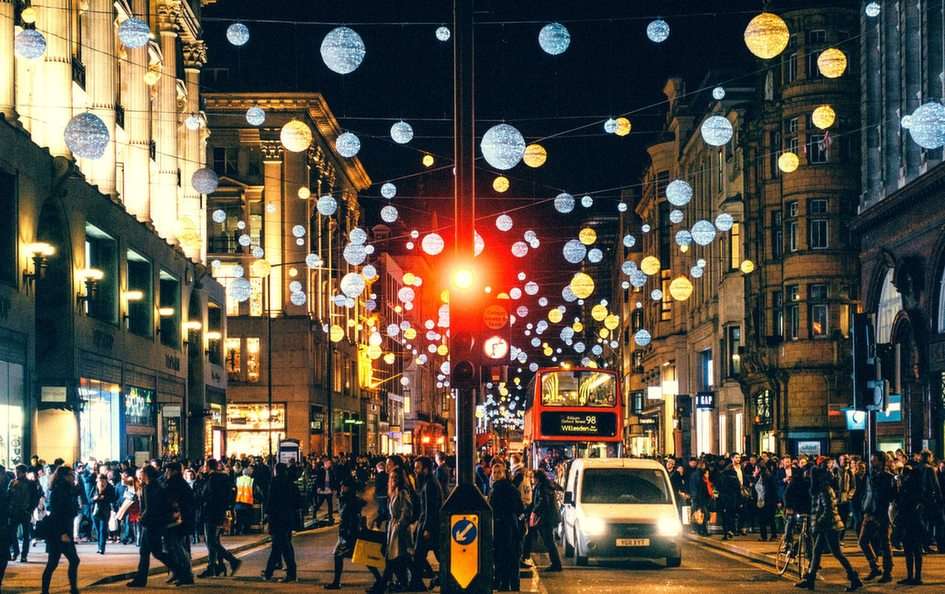 Kerstmis Londen puzzel online van foto