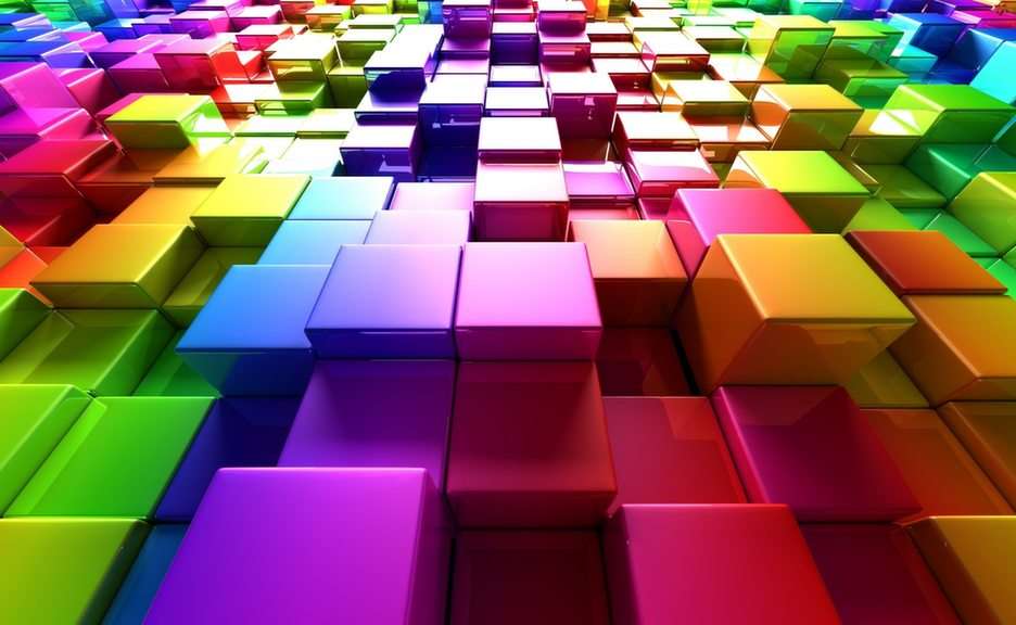 cyber blocks puzzle online from photo