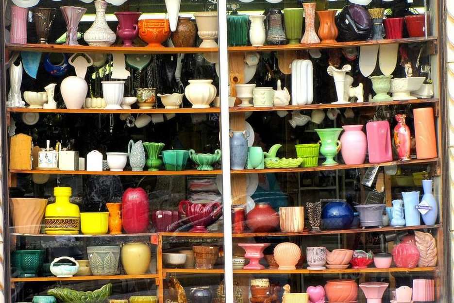 Färgglad keramik Pussel online
