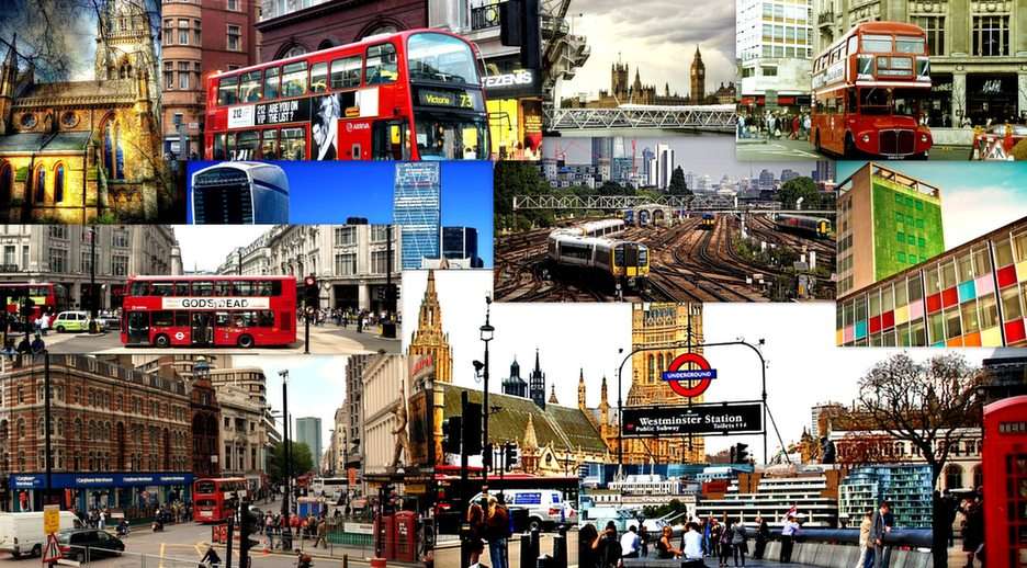 Collage de Londres puzzle en ligne