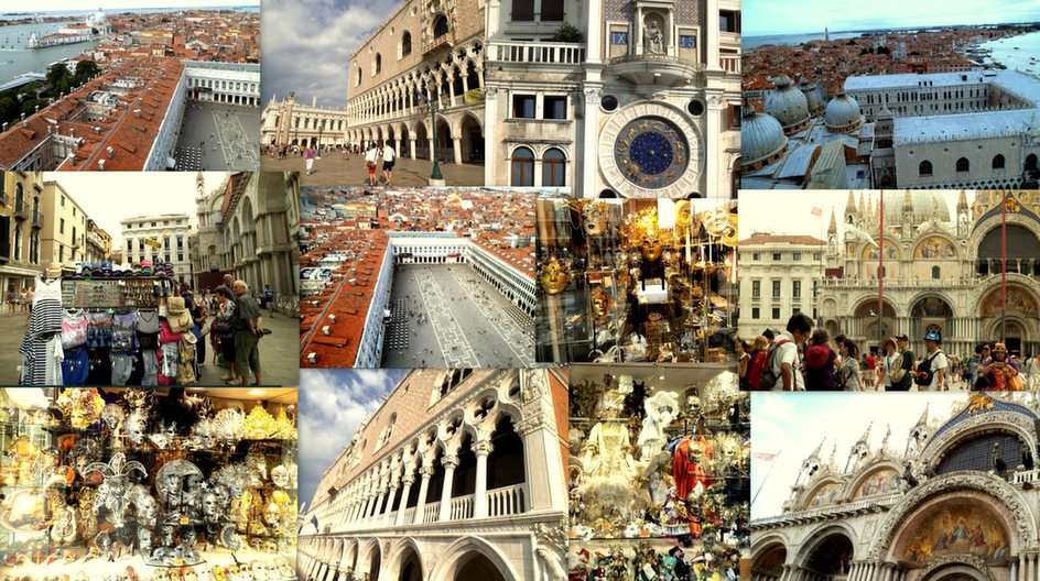 Venedig-collage Pussel online
