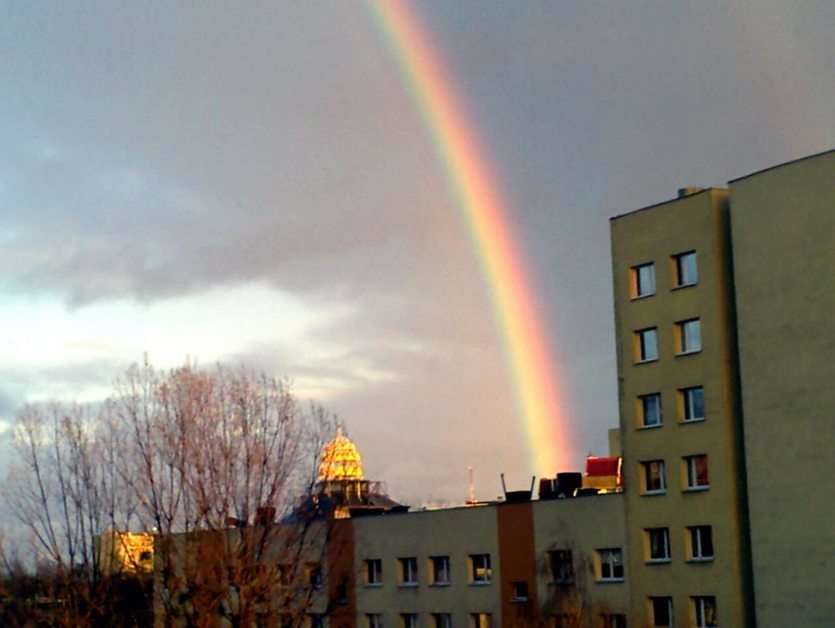 Rainbow over the blocks online puzzle