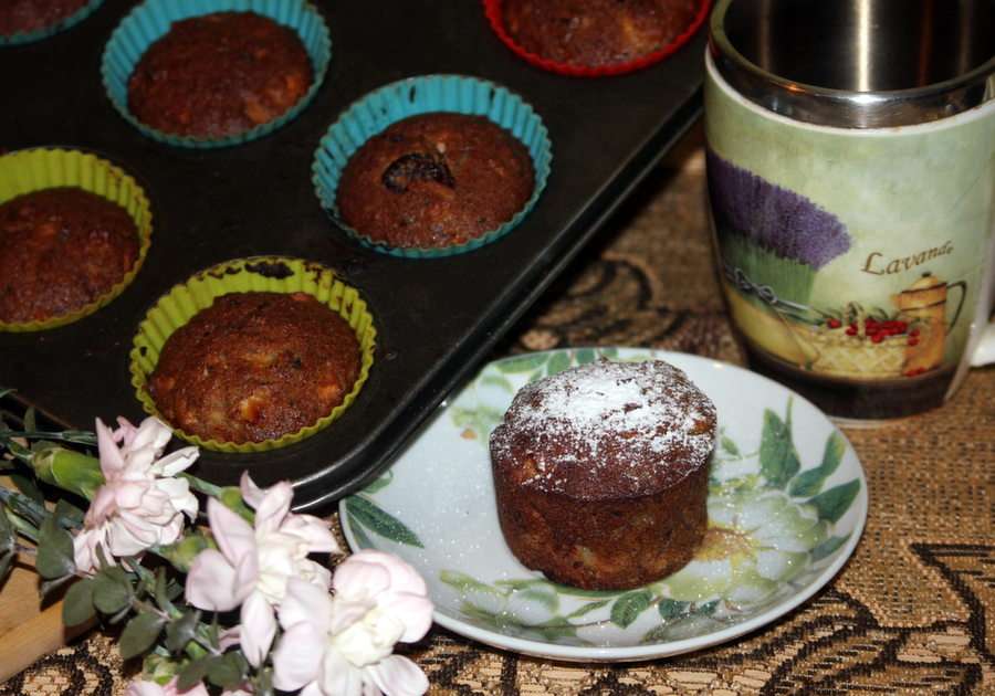 Muffins puzzle online from photo