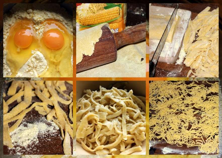 pasta pussel online från foto