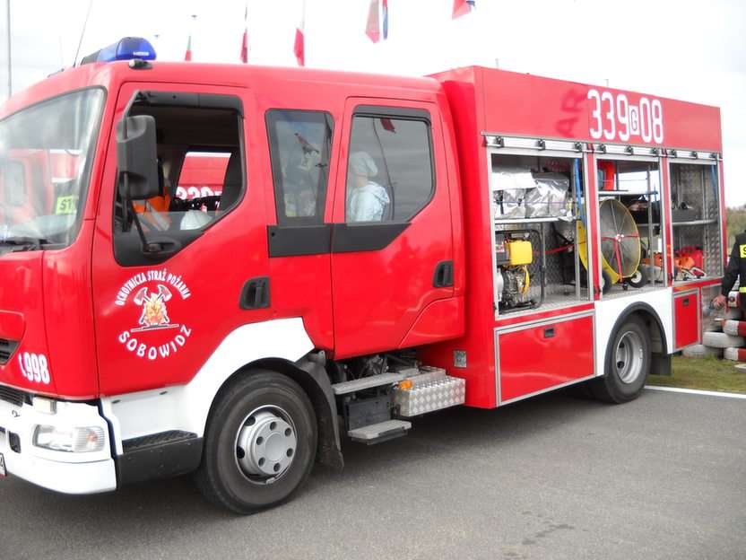 Пожарна кола онлайн пъзел