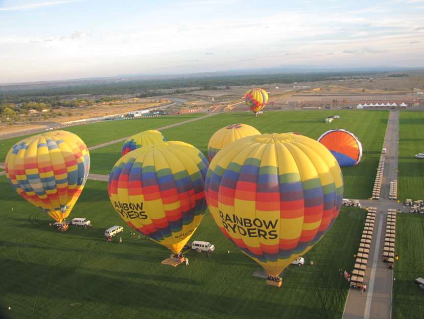 Balloon Ride, Albuquerque 2015 puzzle online from photo