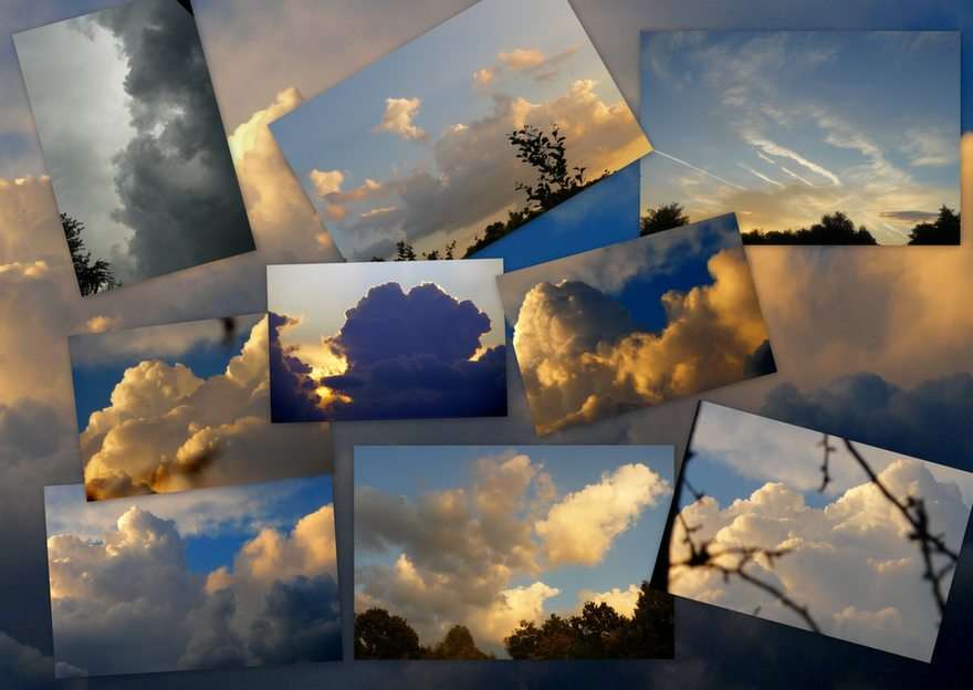 sky puzzle online from photo