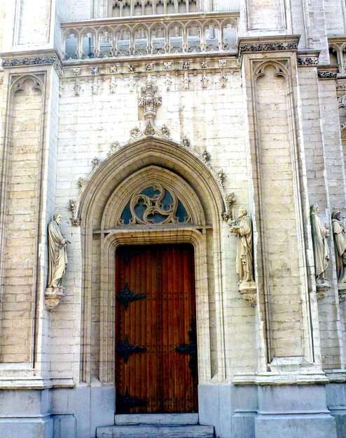 Portal lateral da Catedral quebra-cabeça