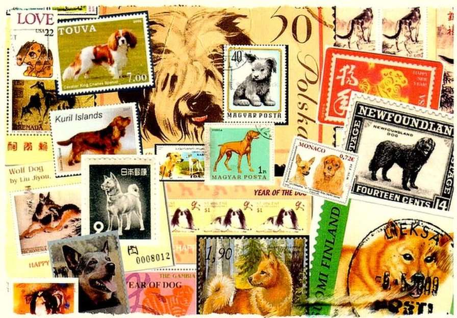 Γραμματόσημα παζλ online από φωτογραφία