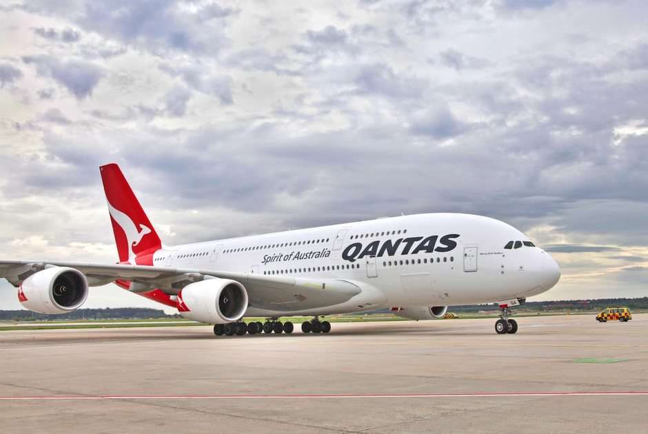 Qantas puzzel online van foto