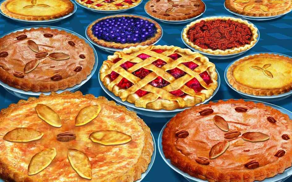 Jigsaw Pie puzzle online from photo