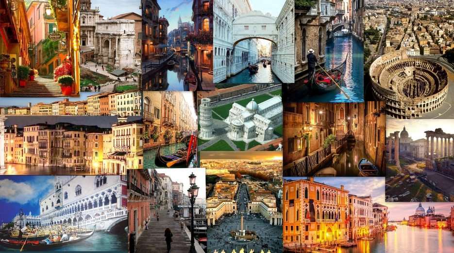Olaszország puzzle online fotóról