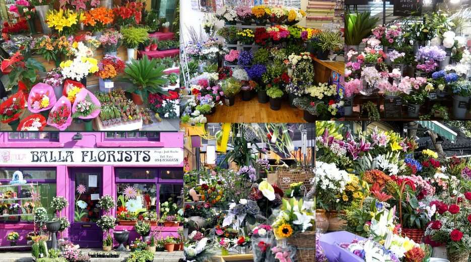 Florists puzzle online from photo